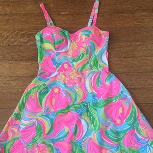 Lilly Pulitzer Willow Dress “So A Peeling” Print